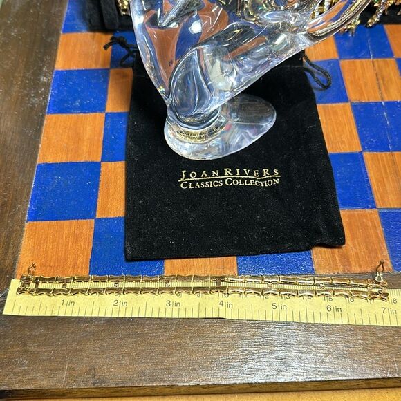 JOAN RIVERS Bamboo Goldtone Tennis Bracelet/Jacket - Picture 2 of 5